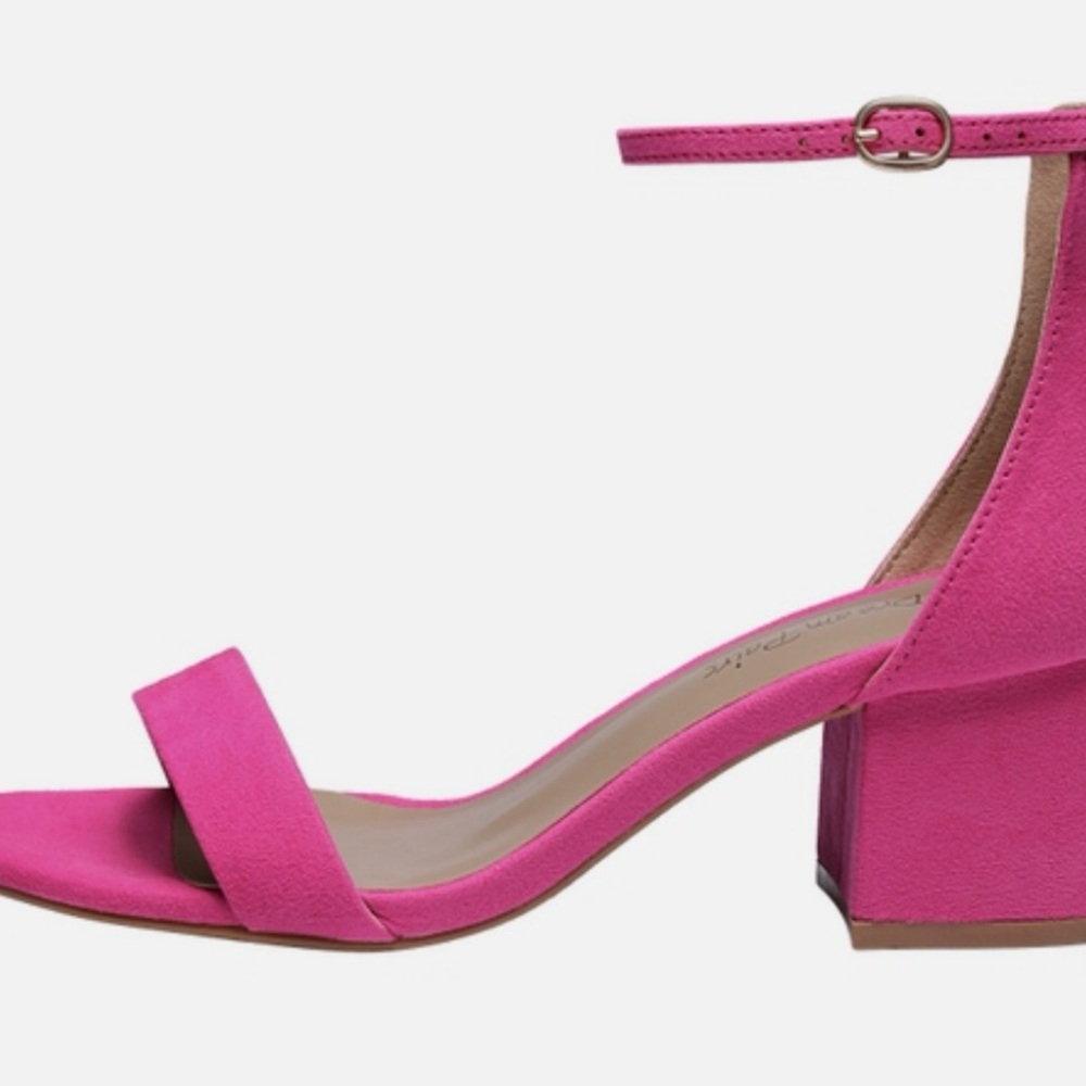 Dream Pairs Fuchsia Block Heel Sandals